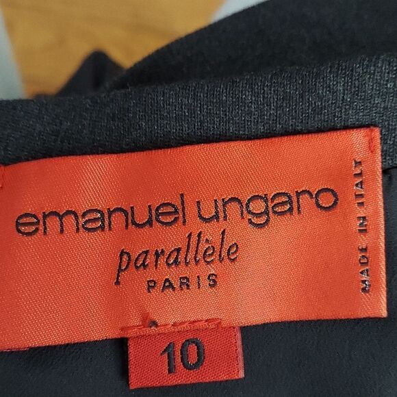 Vintage Emanuel Ungaro Pencil Skirt Paris Made in Italy Size 10 - Picture 11 of 11